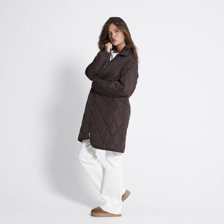 Quilted jacket "Diana" Brown
